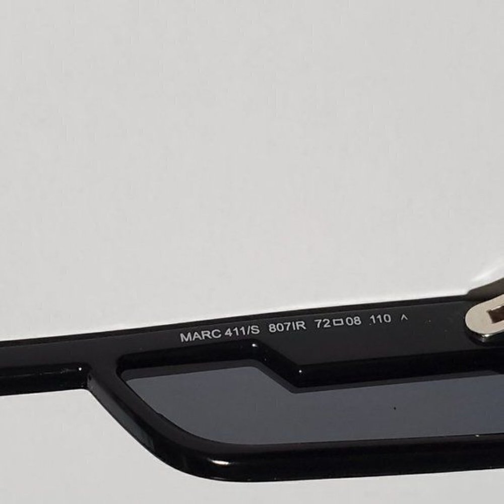 Marc Jacobs Sports Women Modern Contemporary Black Sunglasses Shades - Picture 8 of 15